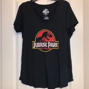 Jurassic Park vneck Torrid